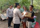 Aksi Kemanusiaan  " kapolres Jembrana  Salurkan Paket  Sembako Bagi Warga Terdampak Banjir di Pekutatan
