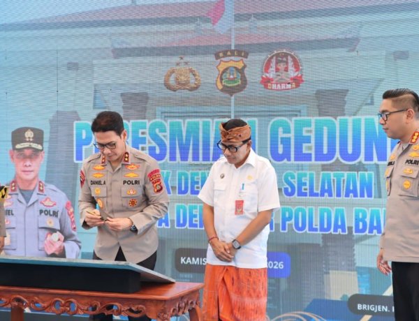 Kapolda Bali Resmikan  Gedung Baru Polsek Denpasar Selatan
